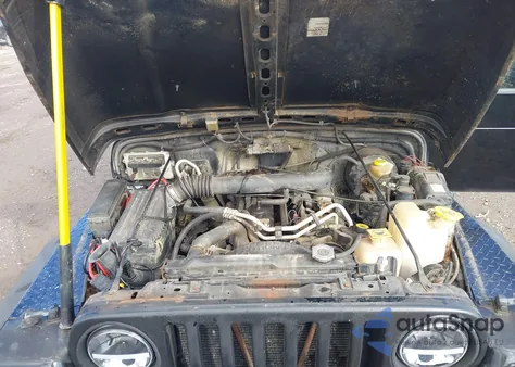 2002 Jeep Wrangler Sahara z USA, uszkodzony, nr VIN 1J4FA59S32P744124